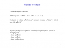 Matlab wykresy