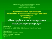 МИНИСТЕРСТВО ОБРАЗОВАНИЯ И НАУКИ
РЕСПУБЛИКИ ТЫВА
МБОУ СОШ № 2 г