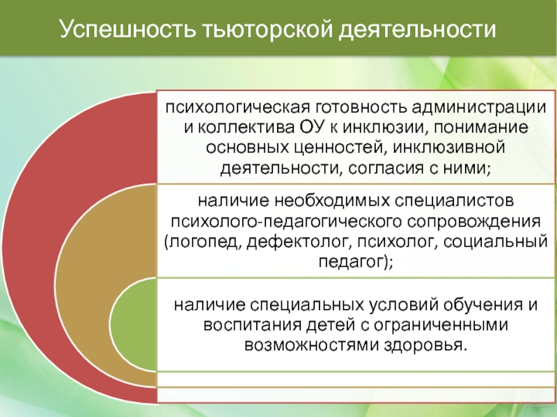 Презентация тьюторское сопровождение детей с овз