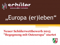 „Europa (er)leben“