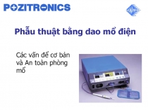 Phẫu thuật bằng dao mổ điện