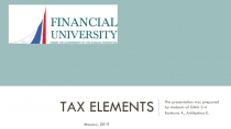 Tax elements