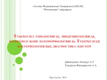 Туберкулез этиологиясы, эпидемиологиясы, патогенезі және патоморфологиясы