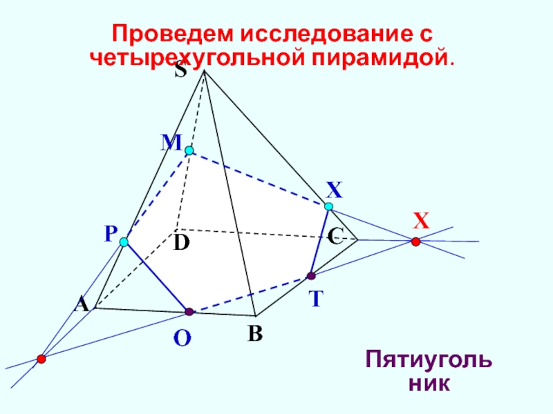 Четырехугольная пирамида схема