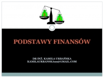 PODSTAWY FINANSÓW