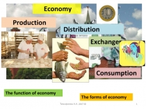 Economy
Production
Distribution
Exchange
Consumption
The function of