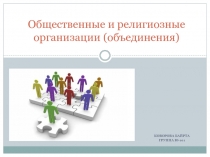 Общественные и религиозные организации (объединения)