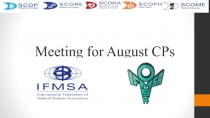 Meeting for August CPs