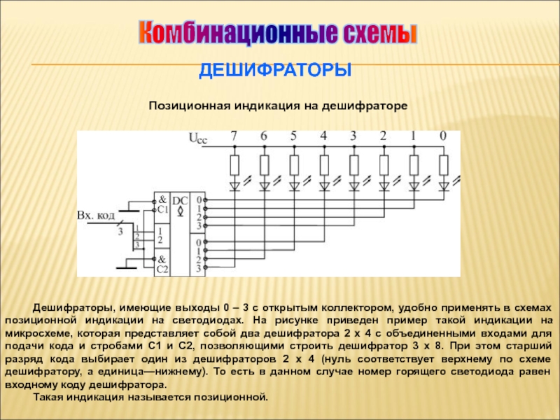 Какая схема называется комбинационной