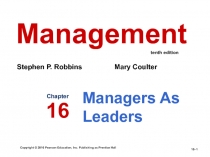 Managers As Leaders