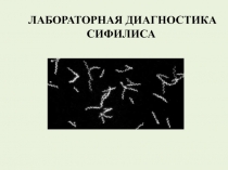 ЛАБОРАТОРНАЯ ДИАГНОСТИКА СИФИЛИСА