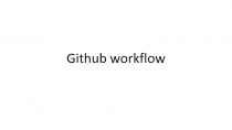 Github workflow