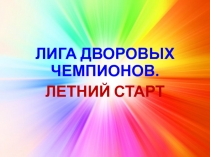 ЛИГА ДВОРОВЫХ ЧЕМПИОНОВ