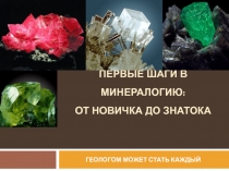Первые шаги в минералогию: от новичка до знатока