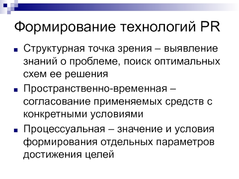 Проспект технология. Становление технологий. Фасилитация физиология. П.Р В технологии.