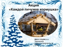 Акция Каждой пичужке кормушка