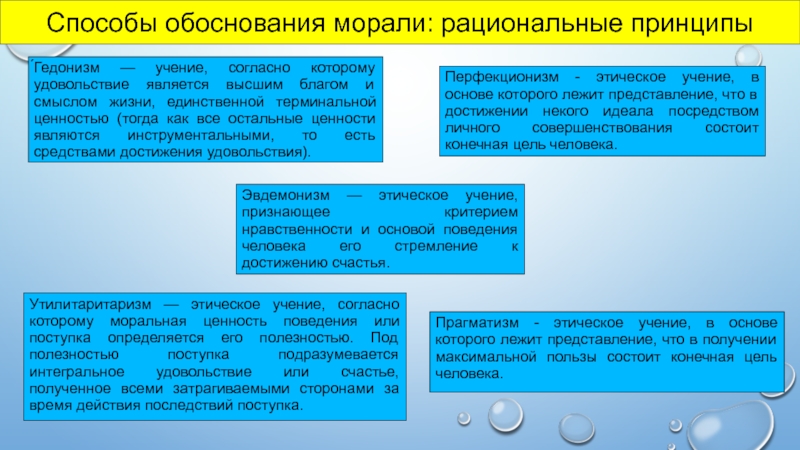 Что обозначает обоснуй. Способы обоснования морали. Концепции обоснования морали. Способы обоснования морали в этике. Проблема обоснования морали.