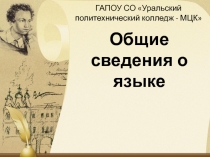 Общие сведения о языке