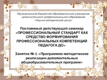 Муниципальное бюджетное образовательное учреждение
д ополнительного