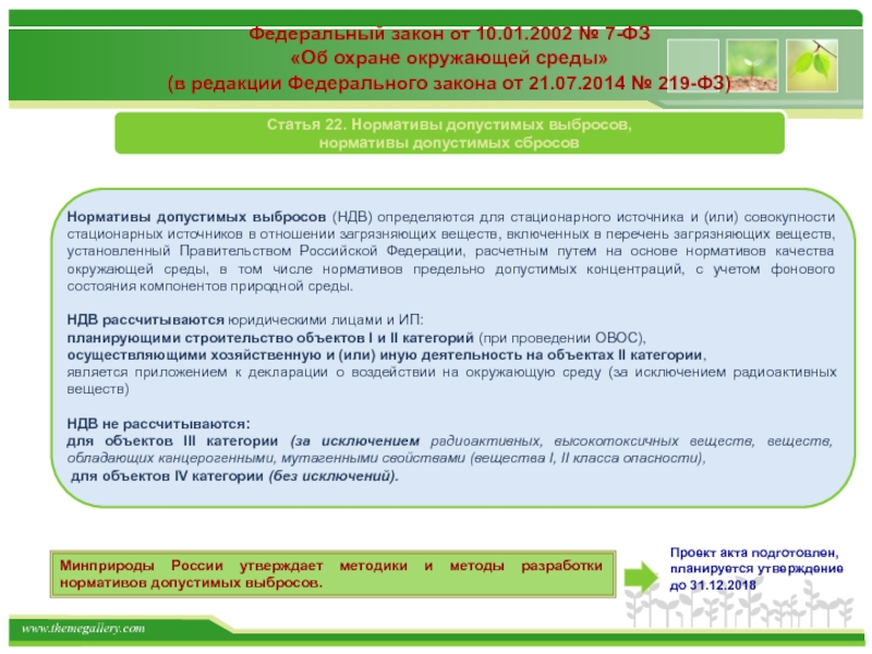 Проект ндв 1 категория