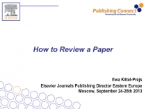 How to Review a Paper