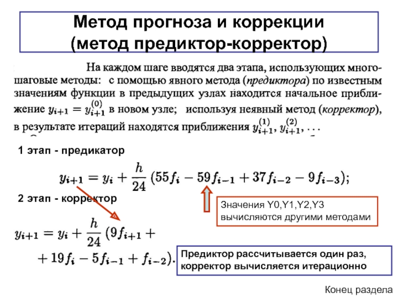 Понятие разностной схемы понятие шаблона