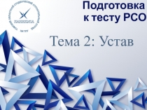 Подготовка к тесту РСО