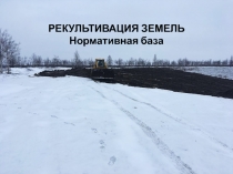 РЕКУЛЬТИВАЦИЯ ЗЕМЕЛЬ