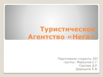 Туристическое Агентство Нега