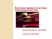 Подготовила: Акопян Анжела юб - 1803