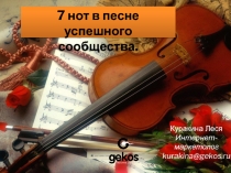 7 нот в песне успешного сообщества.
1
Куракина