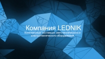 Компания LEDNIK