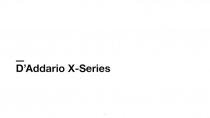 1
D’Addario X-Series