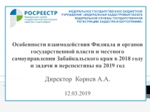 Особенности взаимодействия Филиала и органов государственной власти и местного