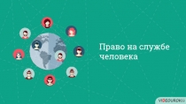 Право на службе
человека