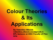Colour Theories & Its Applications