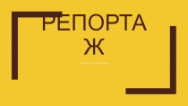Репортаж
