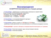 OroChronoDietology ®  Laboratoire Gaetano Zannini, France
Вознаграждения
В