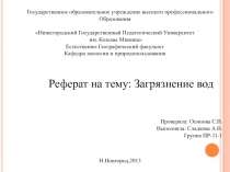 Государственное образовательное учреждение высшего