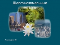 Щелочноземельные металлы
130
Пушков Дима 9В