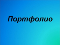 Портфолио