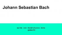 Johann Sebastian Bach