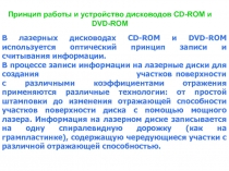 Принцип работы и устройство дисководов CD - ROM и DVD-ROM
В лазерных дисководах