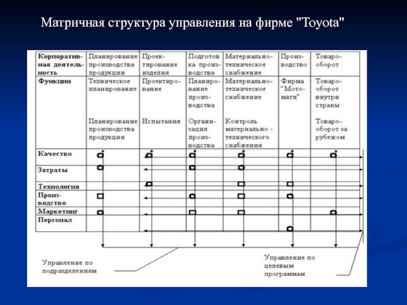 Матричная структура управления тест. Компании с матричной структурой управления Тойота. Матричная структура компании Тойота. Матричная структура управления Тойота. Матричная структура управления фото.