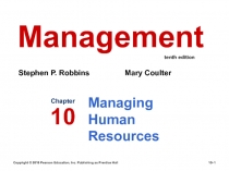 Managing Human Resources