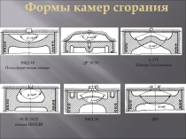 Формы камер сгорания