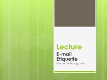 Lecture