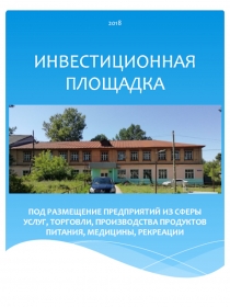 2018 ИНВЕСТИЦИОННАЯ ПЛОЩАДКА
