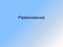 Размножение