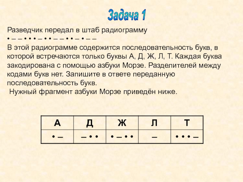 Кодирование и декодирование информации задачи. Разведчик передал в штаб радиограмму. Разведчик передал в штаб радиограмму а д ж л т. Разведчик передал в штаб радиограмму зашифрованную кодом. Расшифровка радиограммы.